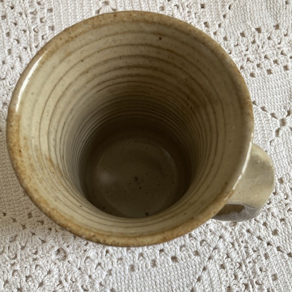 Mountain High Pottery new clay handmade mug Idaho floral natural - Picture 2 of 8